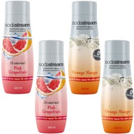 SODASTREAM Sirupový koncentrát, 2 príchute, po 2 sirupy SODASTREAM Sirupový koncentrát, 2 príchute, po 2 sirupy