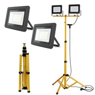 Halogénový LED reflektor na stojane 2x50W 6000K Halogénový LED reflektor na stojane 2x50W 6000K