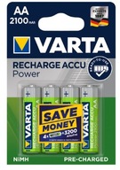 VARTA BATTERY (NiMH) AA(R6) 2100mAh 4 KS (1 BALENIE)