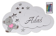 Lampa BEAR nočný oblak COLORS, LED CLOUD Hviezdy pomenované online Lampa BEAR nočný oblak COLORS, LED CLOUD Hviezdy pomenované online