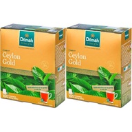 DILMAH Ceylon Gold čierny čaj s príveskami, 2 x 100 DILMAH Ceylon Gold čierny čaj s príveskami, 2 x 100