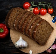 Nakrájaný celozrnný ražný chlieb Borodyński
