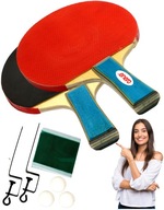 PINGPONG SET 2X RAKETY 3 loptičky SIEŤ PINGPONG SET 2X RAKETY 3 loptičky SIEŤ