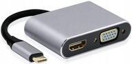 HUB USB-C ADAPTÉR 4k HDMI VGA ADAPTÉR HUB USB-C ADAPTÉR 4k HDMI VGA ADAPTÉR