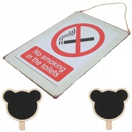 1ks Závesné štítky so zákazom fajčenia