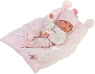 Bábika 63556 baby Bimba na ružovom vankúšiku, 35 cm
