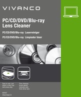 Značkový Blu-ray / DVD / CD / PC čistiaci disk VIVANCO