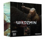 Puzzle 1500 Heroes of the Witcher Vesemir + zadarmo
