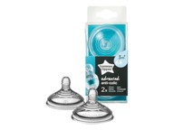 Antikolikový cumlík na fľašu 2x 3M TOMMEE TIPPEE Antikolikový cumlík na fľašu 2x 3M TOMMEE TIPPEE