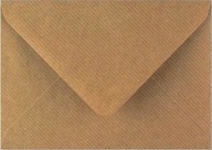 Ozdobné obálky C5 KRAFT hnedé 10 ks