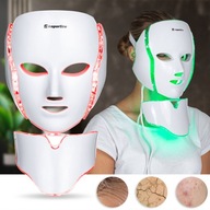 Ošetrujúca LED maska ​​na tvár a krk Hilman inSPORTline