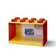 8 políc LEGO BRICK (červená)