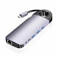 Viacportový SPU-M01 USB-C HDMI VGA RJ45 USB 3.0 SD Viacportový SPU-M01 USB-C HDMI VGA RJ45 USB 3.0 SD
