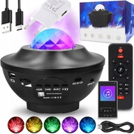 MODERNÝ PROJEKTOR BLUETOOTH STARS LASEROVÉ DIAĽKOVÉ LED LAMPA HUDBA MODERNÝ PROJEKTOR BLUETOOTH STARS LASEROVÉ DIAĽKOVÉ LED LAMPA HUDBA