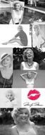 Marilyn Monroe Mix - plagát 53x158 cm