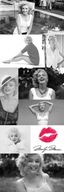 Marilyn Monroe Mix - plagát 53x158 cm Marilyn Monroe Mix - plagát 53x158 cm