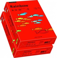 Rainbow A4 kopírovací papier 80g 500 listov červený x2