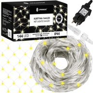 144LED SIEŤOVANÉ VIANOČNÉ SVETLÁ SVETELNÁ ZÁCLONA VEĽKÁ 5x2m BIELA VENCICA 144LED SIEŤOVANÉ VIANOČNÉ SVETLÁ SVETELNÁ ZÁCLONA VEĽKÁ 5x2m BIELA VENCICA