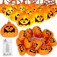 SVETLÁ GARLANDA HALLOWEEN SVETLÁ TEPLÉ TEKVINY 20 LED DEKORAČNÉ OZDOBY SVETLÁ GARLANDA HALLOWEEN SVETLÁ TEPLÉ TEKVINY 20 LED DEKORAČNÉ OZDOBY