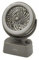 Stolný ventilátor Hoffen AD-1025 strieborný/sivý