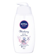 NIVEA BABY Micelárna tekutina, gél na umývanie tela, kúpeľ pre deti, 500 ml