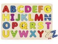 Drevené puzzle s abecedou od A po Z Drevené puzzle s abecedou od A po Z
