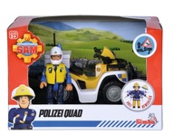 Požiarnik Sam Police Quad s figúrkou Simba ZB-1288