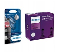ŽIAROVKY PHILIPS H7 +60% + W5W WHITE VISION 4300K ŽIAROVKY PHILIPS H7 +60% + W5W WHITE VISION 4300K