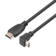 TB HDMI v 2.0 pozlátený kábel s uhlom 1,8 m