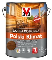 V33 ochranná impregnačná lazúra tmavý dub 5L V33 ochranná impregnačná lazúra tmavý dub 5L