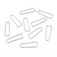 Držiak na korálky oceľ 27x8x1mm 10ks Držiak na korálky oceľ 27x8x1mm 10ks