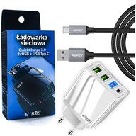 RÝCHLA NABÍJAČKA 4XUSB QC 3.0 + KÁBEL typu C RÝCHLA NABÍJAČKA 4XUSB QC 3.0 + KÁBEL typu C