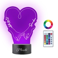 3D LED nočná lampa pre najlepších priateľov 3D LED nočná lampa pre najlepších priateľov