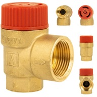 BEZPEČNOSTNÝ VENTIL PRE ÚSTREDNÉ VYKUROVANIE MS 1,5 bar GW 3/4" x 1/2" GW BRASS AFRISO BEZPEČNOSTNÝ VENTIL PRE ÚSTREDNÉ VYKUROVANIE MS 1,5 bar GW 3/4" x 1/2" GW BRASS AFRISO