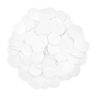 Papierové konfetové kruhy 15g Biely krst prijímania