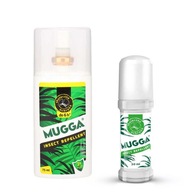 Repelent proti kliešťom proti komárom Mugga spray + Roll-On Repelent proti kliešťom proti komárom Mugga spray + Roll-On