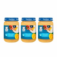 GERBER Dezert Jablká, mango s tvarohom 3x190g GERBER Dezert Jablká, mango s tvarohom 3x190g