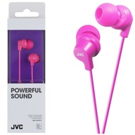 KÁBOVÉ SLÚCHADLÁ DO UŠÍ JVC, RUŽOVÉ KÁBOVÉ SLÚCHADLÁ DO UŠÍ JVC, RUŽOVÉ