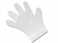 HDPE fóliové rukavice, šmykové 100 ks
