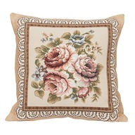 Roses VINTAGE Dekoračná gobelínová obliečka na vankúš gobelín 45x45 cm Roses VINTAGE Dekoračná gobelínová obliečka na vankúš gobelín 45x45 cm