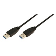 USB 3.0 kábel LogiLink CU0038 A / A samec 1m