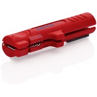 Nástroj KNIPEX na odizolovanie plochých a kruhových káblov 125 mm Nástroj KNIPEX na odizolovanie plochých a kruhových káblov 125 mm