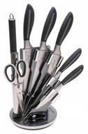 Sada oceľových nožov KNIVES ZILNER čierna v stojane Sada oceľových nožov KNIVES ZILNER čierna v stojane