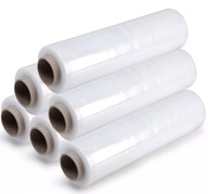 Stretch fólia transparentná 6x3kg 18kg Hrubá SILNÁ stretch VEĽA FÓLIE Stretch fólia transparentná 6x3kg 18kg Hrubá SILNÁ stretch VEĽA FÓLIE