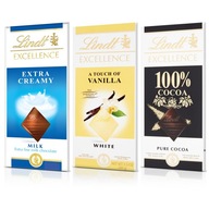 Čokoládová sada Lindt Excellence x 3 kusy Čokoládová sada Lindt Excellence x 3 kusy