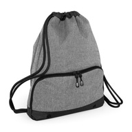 taška na batoh, pevný sivý batoh + vrecko