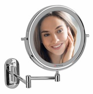 Nástenné osvetlené LED make-up zrkadlo Nástenné osvetlené LED make-up zrkadlo