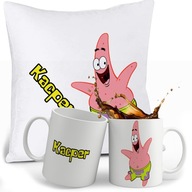 SÚPRAVA SPONGEBOB HRNČEK + VANKÚŠ + MENO SÚPRAVA SPONGEBOB HRNČEK + VANKÚŠ + MENO