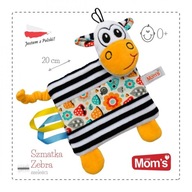 Plyšový plyšový plyšák Zebra s visačkami Plyšový plyšový plyšák Zebra s visačkami