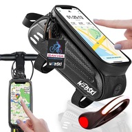 Vodotesný držiak na bicykel na telefón, riadidlá, rám + LED pásik na topánky Vodotesný držiak na bicykel na telefón, riadidlá, rám + LED pásik na topánky